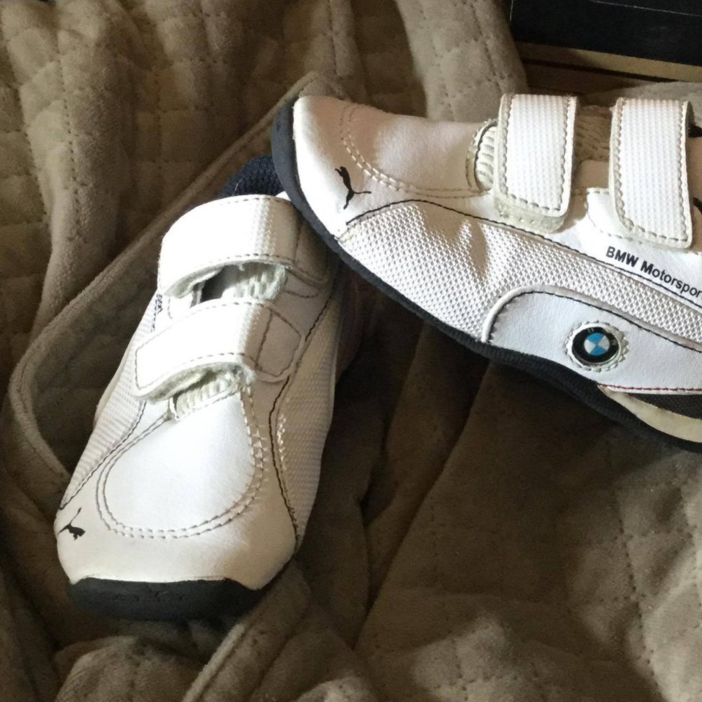 Puma Sneakers BMW Motorsport Series Velcro Unisex Toddler Size 7  VHTF VGUC - Picture 2 of 3